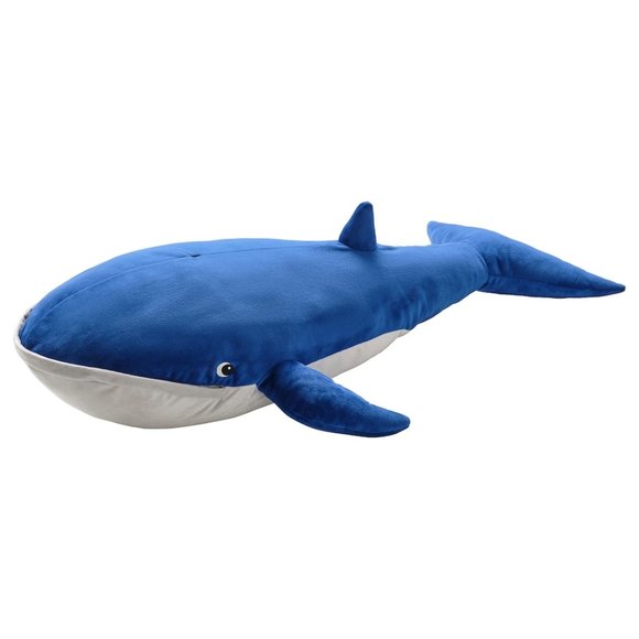 New ! IKEA BLAVINGAD Soft Toy Blue Whale 40" X Large - Picture 2 of 6